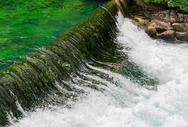Flow on a river.