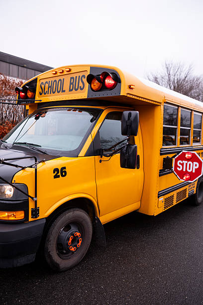 istock Close up of a yellow school bus 2218771634