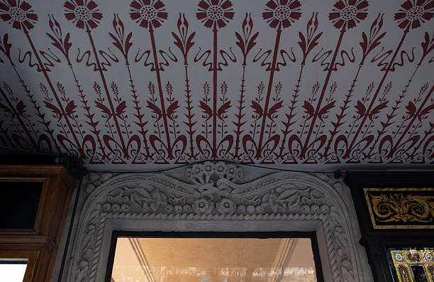 istock Art Nouveau building facade in Barcelona, Spain. 2218775608