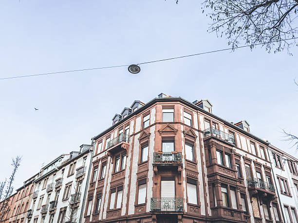 Street view of downtown Mannheim, Germany
