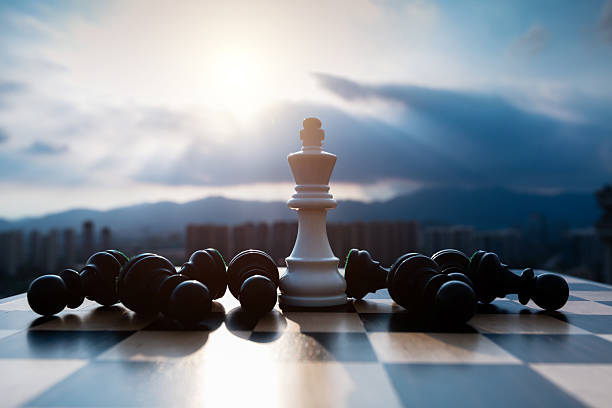istock White king chess piece standing on chess board 2218781244