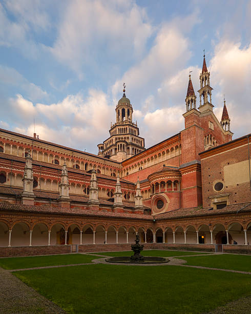 istock awesome view of Certosa di Pavia monastery a historical monumental complex 2218783636
