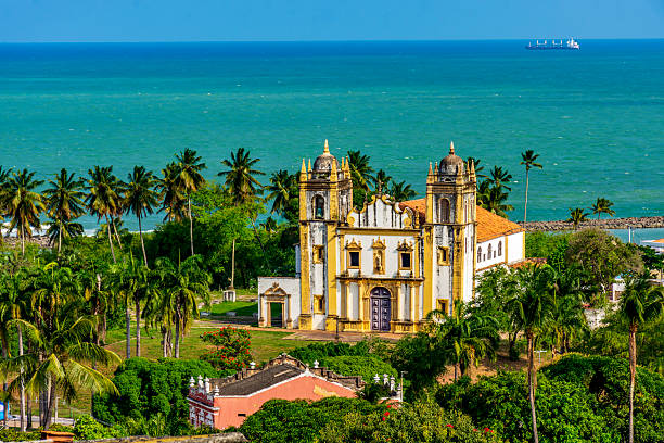 istock Historic church on the seafront 2218783764