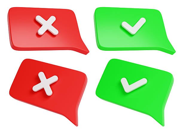 3D Check List - Colored Background - 3D Rendering