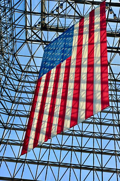 istock Suspended American Flag 2218791554