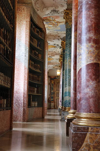 istock Interior design of Wiblingen monastery library 2218797276