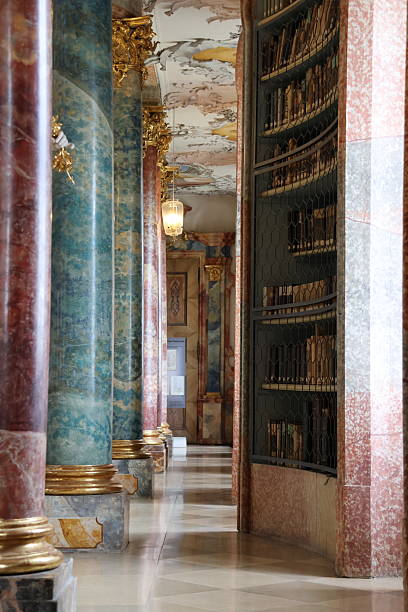 istock Interior design of Wiblingen monastery library 2218798007