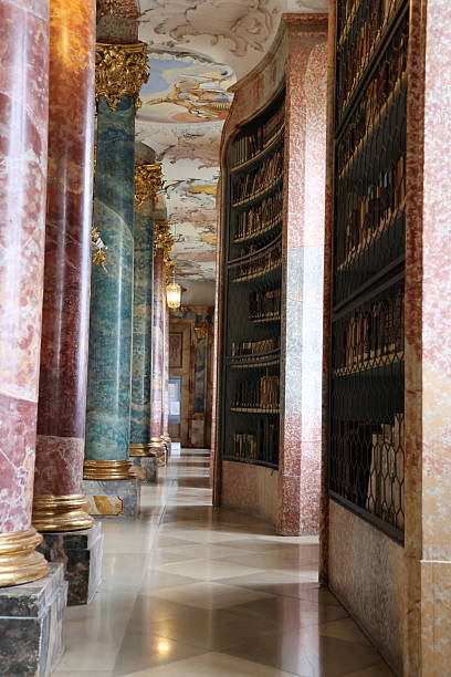 istock Interior design of Wiblingen monastery library 2218798010