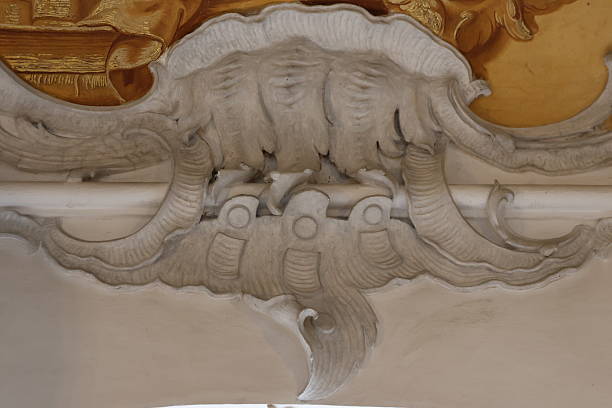 Interior design of Wiblingen monastery library