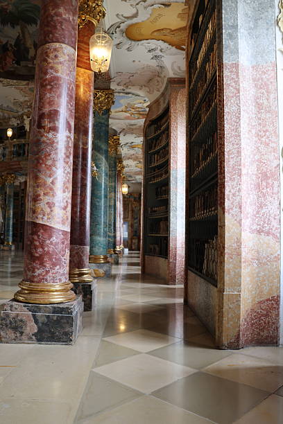 istock Interior design of Wiblingen monastery library 2218798071