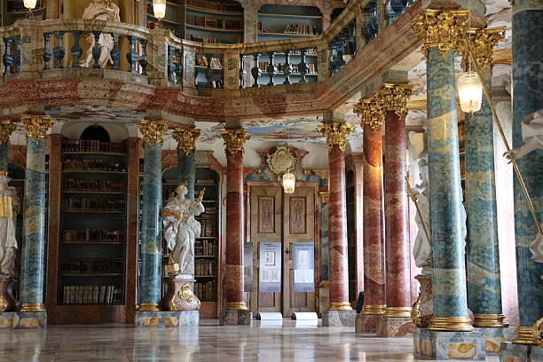 istock Interior design of Wiblingen monastery library 2218798298