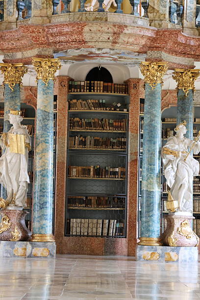 istock Interior design of Wiblingen monastery library 2218798407