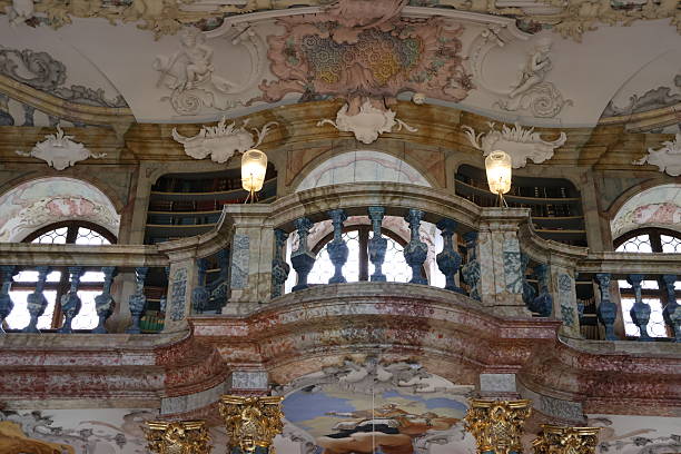 istock Interior design of Wiblingen monastery library 2218799189
