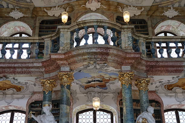 istock Interior design of Wiblingen monastery library 2218799641