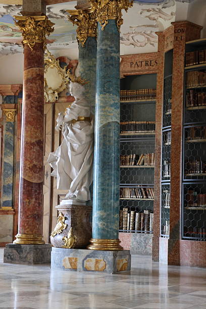 istock Interior design of Wiblingen monastery library 2218800997