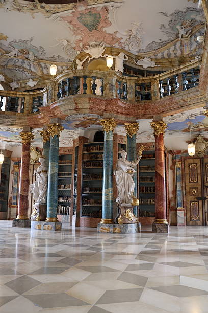 istock Interior design of Wiblingen monastery library 2218801199
