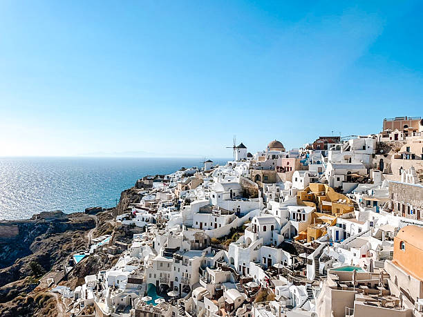 istock Oia’s Cliffside Charm on a Clear Day 2218804852