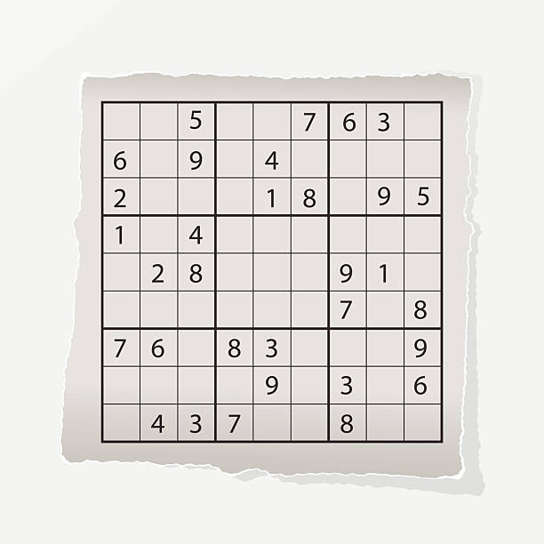 istock Sudoku puzzle on torn piece of newspaper 2218805343