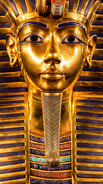istock Tutankhamun's burial golden mask. Ancient Egypt civilization 2218809974