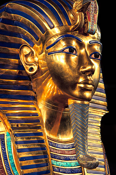 istock Tutankhamun's golden burial mask. Ancient egypt 2218810111