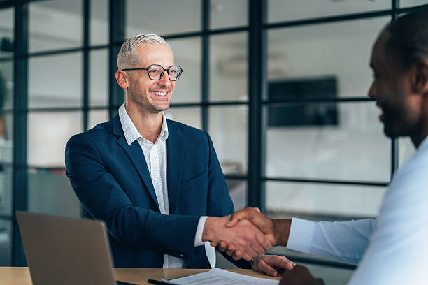 istock Handshake for the new agreement 2218817549