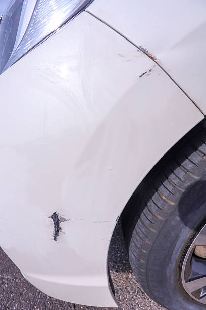 istock Scratches on the car bumper. 2218824507
