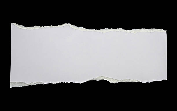 istock White ripped paper torn edges strips isolated on black background 2218836919