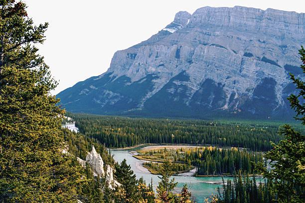 istock Majestic Cliffs and Turquoise River in Banff National Park 2218862039