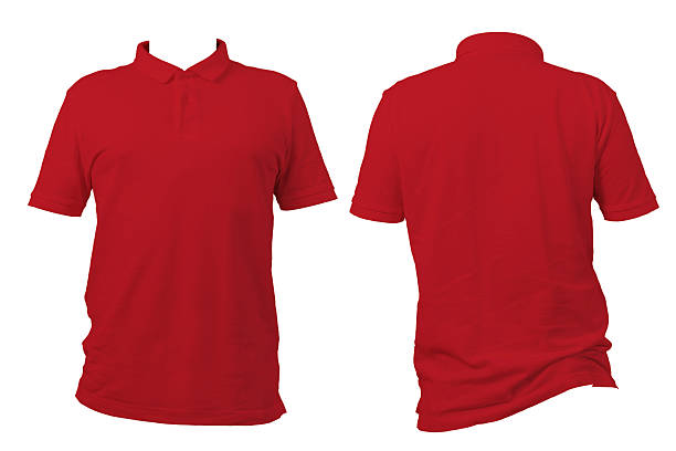 Elegant black men's polo shirt on a yellow background. Stylish classic men's clothing.