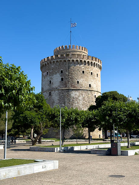istock white tower with park thessaloniki castle architecture greece vertical 2218865943