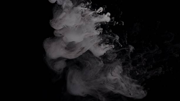 istock Ethereal Smoke Swirling in Dark Atmosphere Captured Elegantly 2218870137