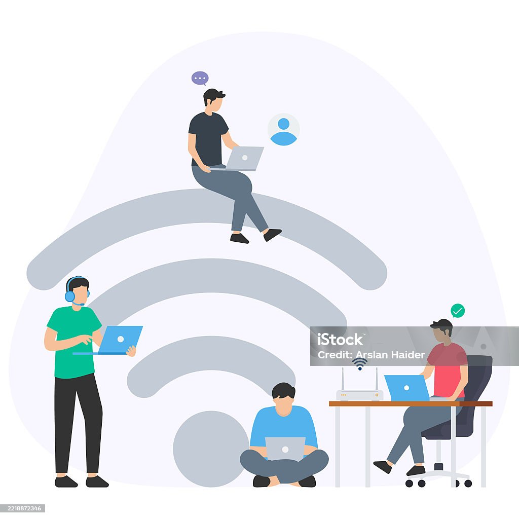 Programmers Using Wireless Network For Communication And Software ...