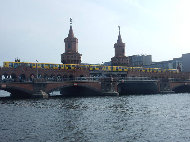 Oberbaum Bridge and the river Spree, Berlin, Germany