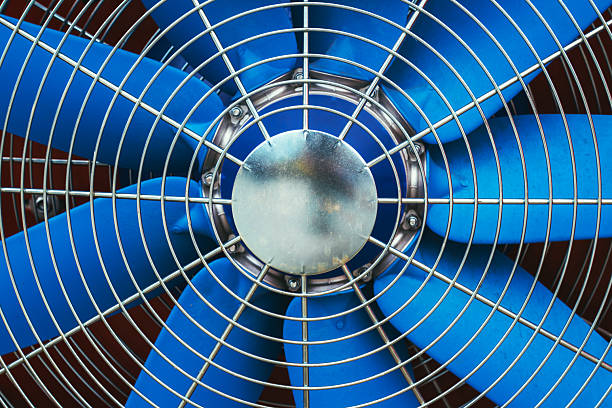 istock Industrial ventilator fan, colorful abstract industry pattern 2218878660