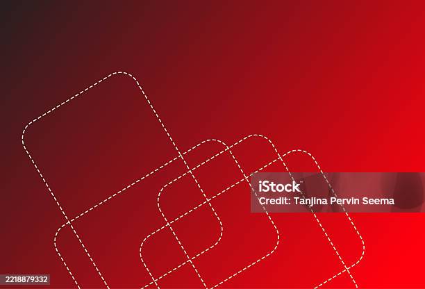 Polygonized Background Red Abstract Red Background With Geometric Shapes And Lines Vector ...