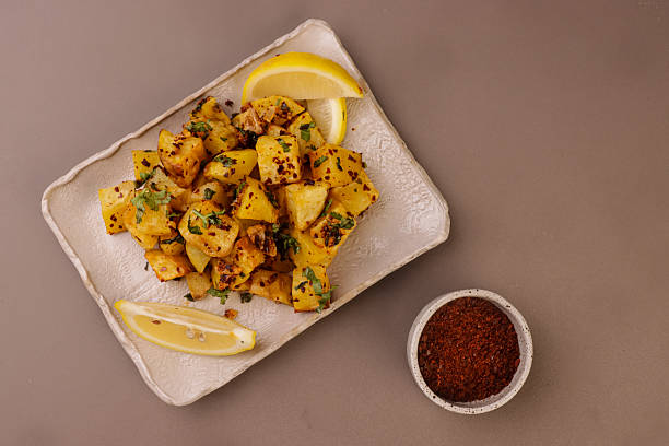 Batata Harra is Lebanese Spicy Potatoes.