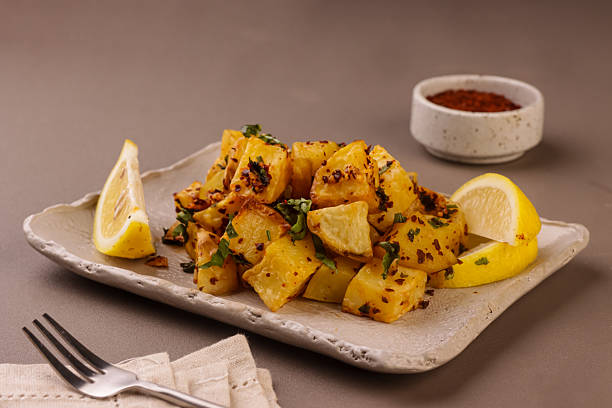 istock Batata Harra is Lebanese Spicy Potatoes. 2218881068