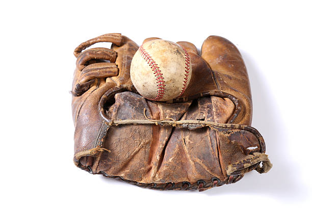 Vintage baseball and glove