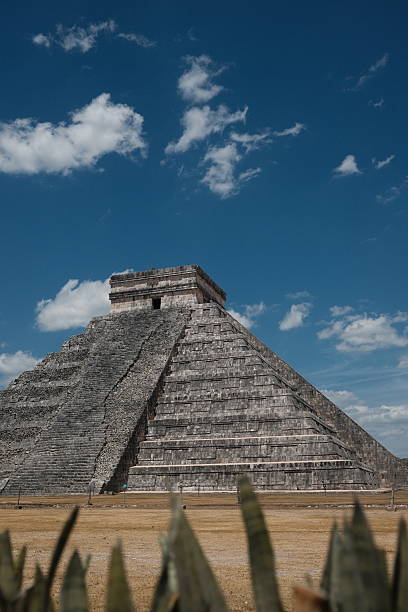 istock Chichen Itza ruin with plants in the foreground 2218884295