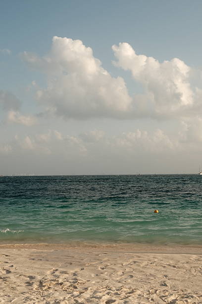 Aerial view of Cancun hotel zone
