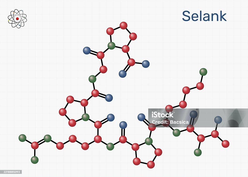 Selank Selank Molecule Synthetic Heptapeptide With Anxiolytic And ...