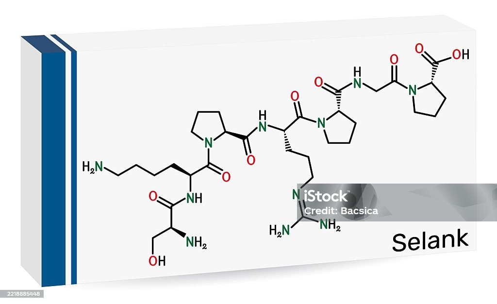 Selank Selank Molecule Synthetic Heptapeptide With Anxiolytic And ...