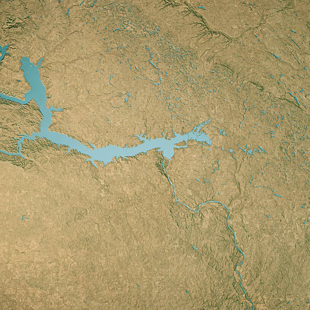 istock McLean County ND Satellite Topographic Map 3D Render True Color 2218885624