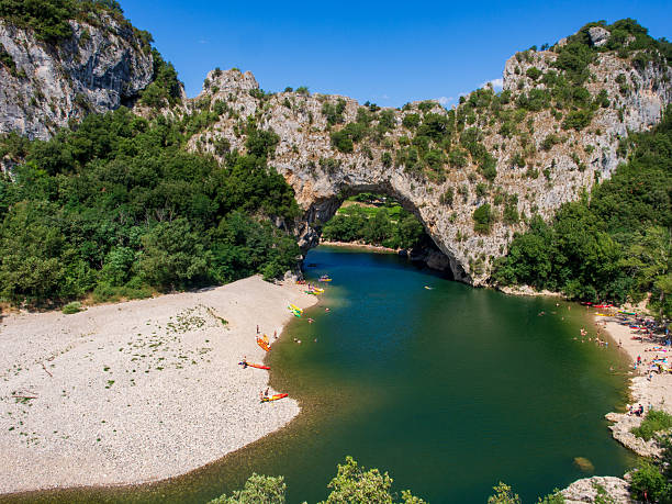 istock Pont d'Arc on Ardechce river, France 2218886832