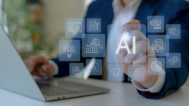 istock AI-Powered Technology concept. Professionals leveraging AI platforms and intelligent agents to generate content, engage in conversations and spark innovative ideas. The power of AI-driven solutions. 2218890424