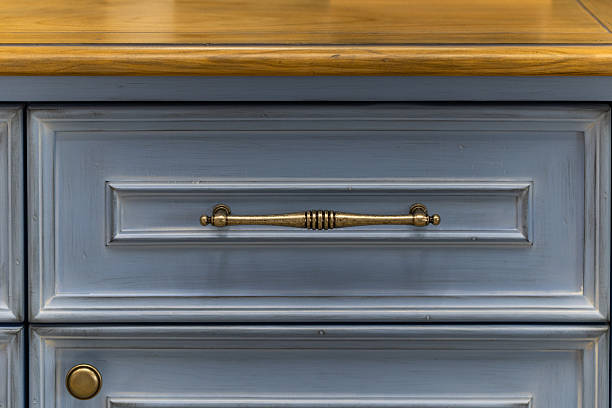 istock Vintage Grey-Blue Dresser Drawer 2218894234