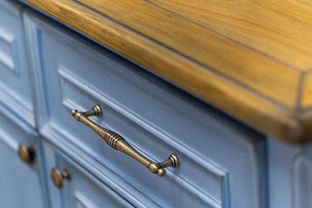 istock Vintage Grey-Blue Dresser Drawer 2218894271