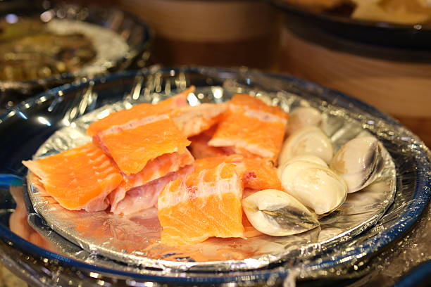 istock hot pot set buffet soup set red fish ridges 2218907595