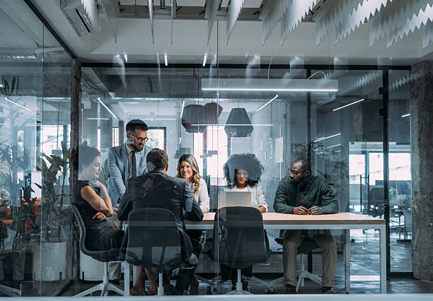 istock Business persons on meeting in the office. 2218909606