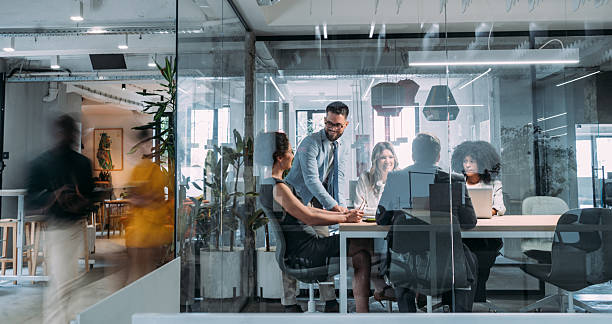 istock Business partners on meeting in the office. 2218909637